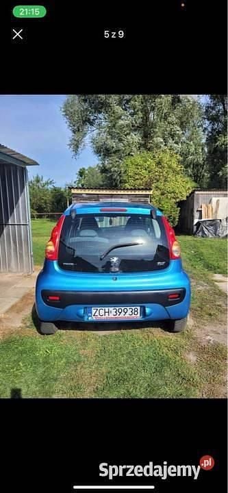 Niebieski Używany 2006 Peugeot 107 Hatchback | 4800 zł (Uczciwa cena) - Obraz 1/4