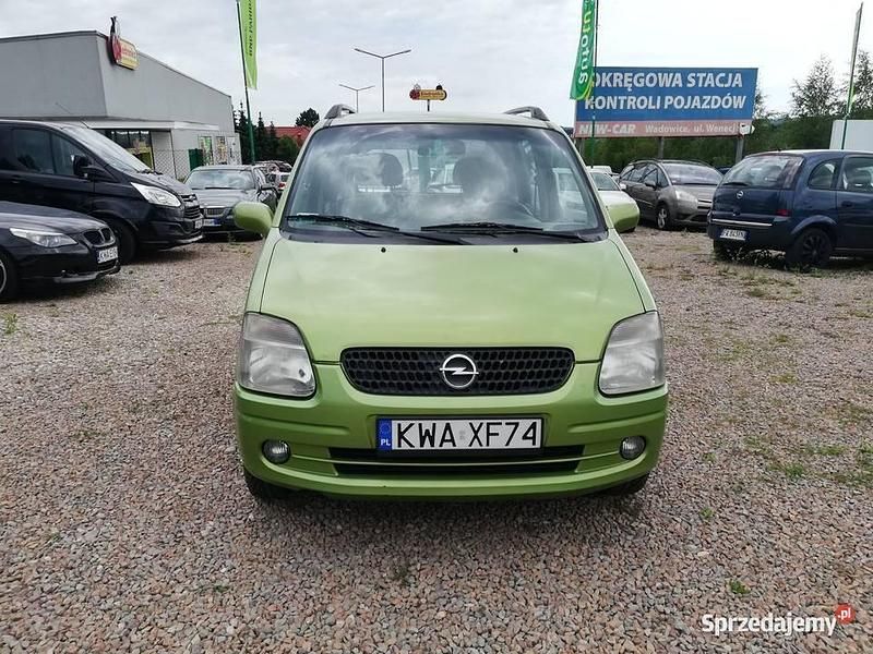 Zielony Używany 2000 Opel Agila Hatchback | 3999 zł - Obraz 1/4