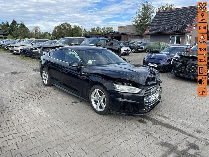 Czarny (metalik) Używany 2018 Audi A5 Coupe | 47 900 zł - Obraz 1/4
