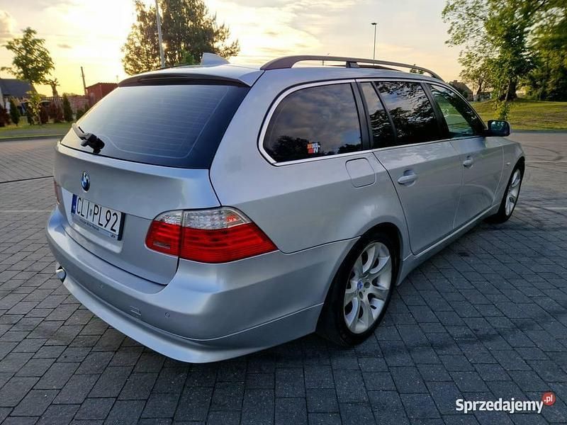 Używany BMW 520 2008 Srebrny Kombi