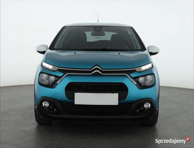 Niebieski Używany 2023 Citroën C3 PureTech Hatchback | 49 999 zł (Uczciwa cena) - Obraz 1/4