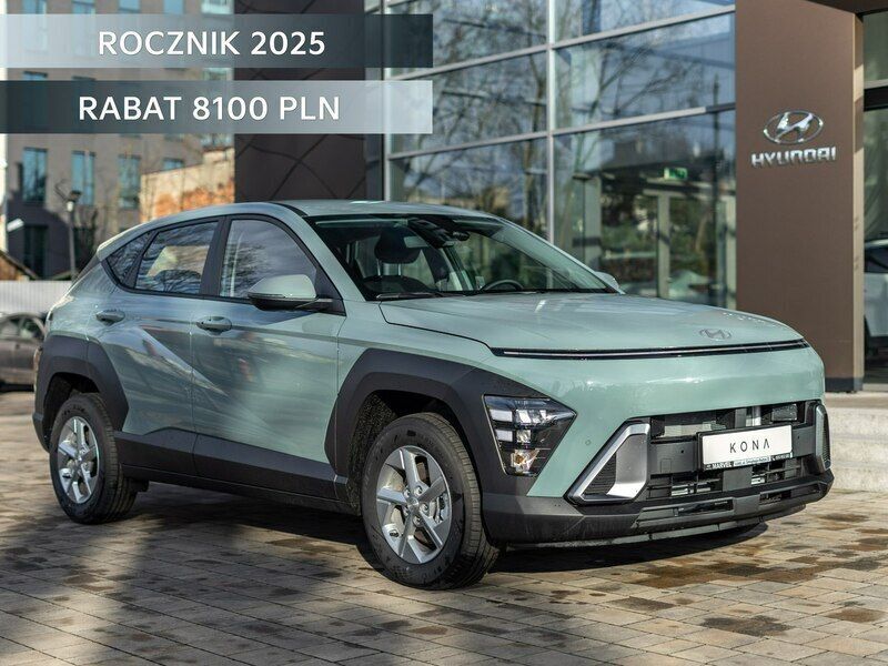 Zielony jasny Nowe 2025 Hyundai Kona SUV | 107 800 zł (Super Cena) - Obraz 1/4