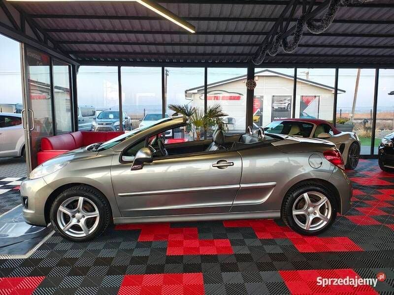 Brązowy Używany 2012 Peugeot 207 CC Kabriolet | 15 500 zł (Uczciwa cena) - Obraz 1/4