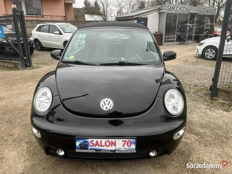 Czarny Używany 2004 VW Beetle Kabriolet | 12 300 zł - Obraz 1/4