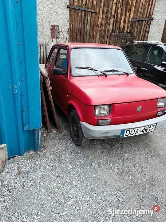 Czerwony Używany 1998 Fiat 126 Hatchback | 5000 zł (Super Cena) - Obraz 1/4