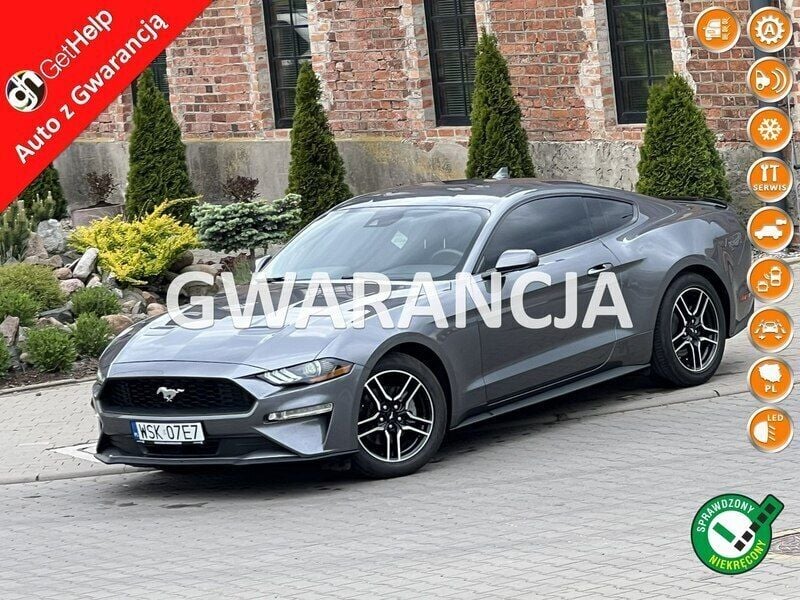 Szary Używany 2021 Ford Mustang Coupe | 129 900 zł - Obraz 1/4