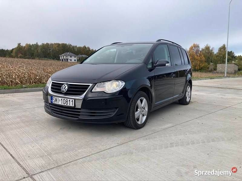 Używany VW Touran 2007 Czarny Minivan