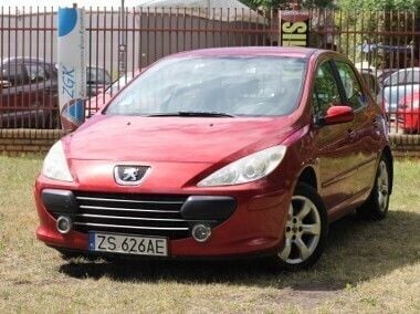 Bordowy Używany 2007 Peugeot 307 Hatchback | 6999 zł (Dość drogi) - Obraz 1/4