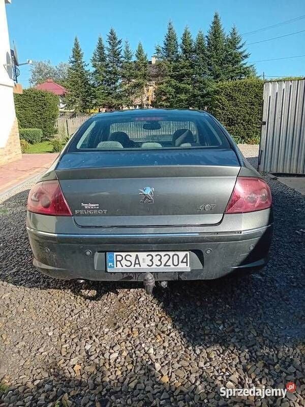 Używany Peugeot 407 110 KM (80 kW) 2007 Zielony Sedan/Limuzyna