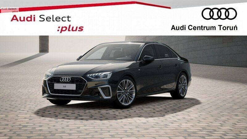 Czarny (metalik) Używany 2022 Audi A4 Sedan/Limuzyna | 199 900 zł - Obraz 1/4