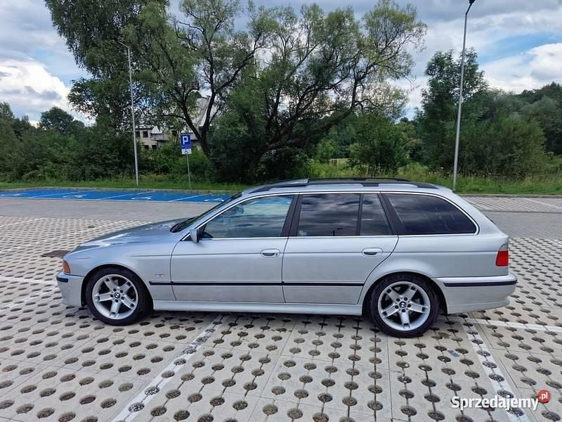 Srebrny Używany 1999 BMW 523 Kombi | 11 000 zł - Obraz 1/4