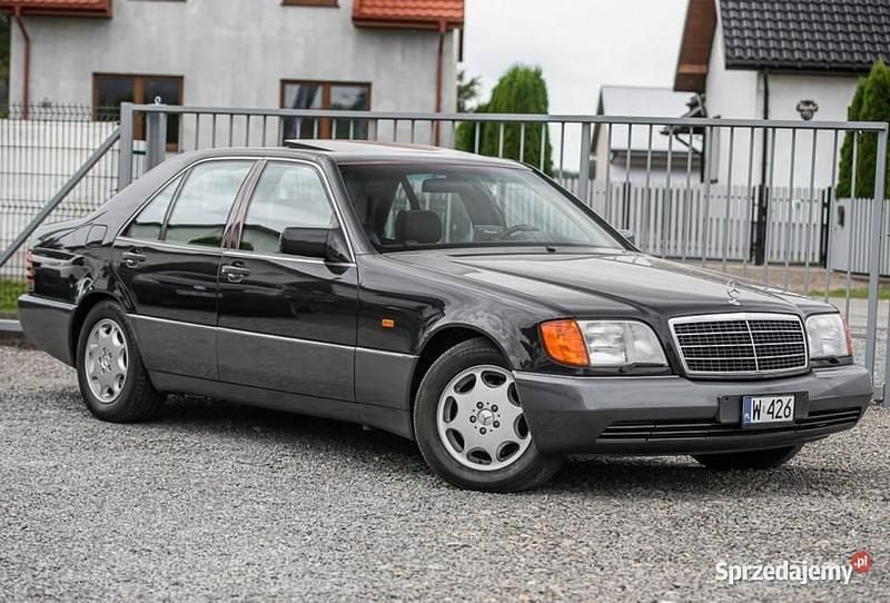 Grafitowy Używany 1993 Mercedes S500 Sedan/Limuzyna | 125 000 zł - Obraz 1/4