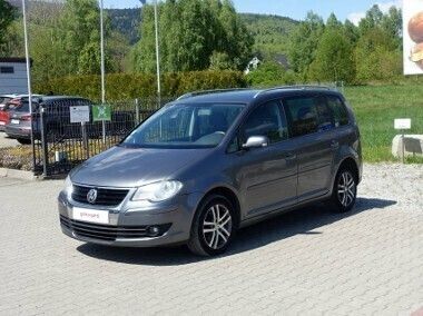 Szary Używany 2007 VW Touran Minivan | 12 900 zł (Uczciwa cena) - Obraz 1/4