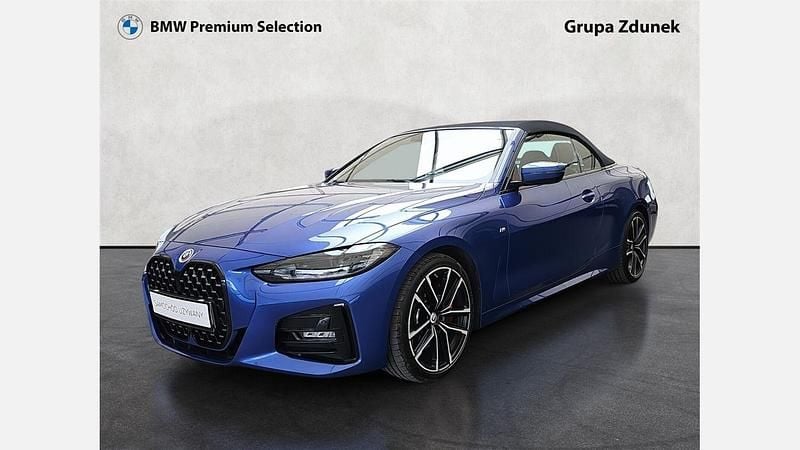 Niebieski portimao m metalizowany Używany 2022 BMW 430 Cabriolet Shadowline Kabriolet | 229 900 zł - Obraz 1/3