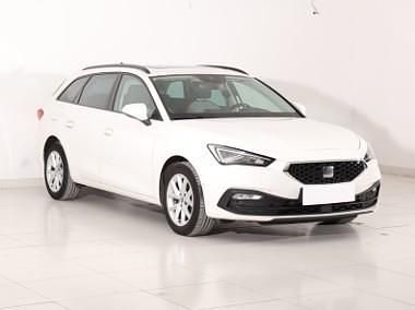 Biały Używany 2021 Seat Leon Kombi | 64 999 zł (Uczciwa cena) - Obraz 1/4