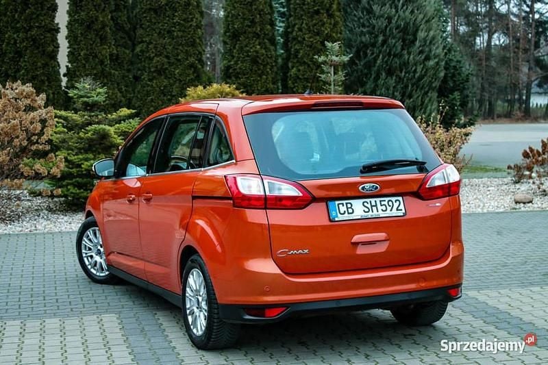 Używany Ford Grand C-Max 2012 Pomarańczowy Minivan