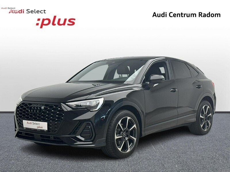 Czarny Używany 2024 Audi Q3 Sportback Ambiente SUV | 189 980 zł - Obraz 1/4