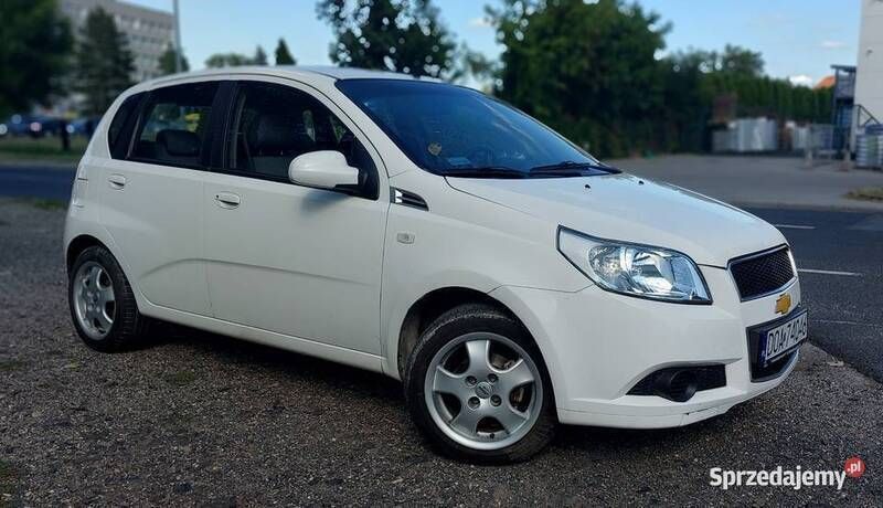 Biały Używany 2008 Chevrolet Aveo Hatchback | 6599 zł - Obraz 1/4