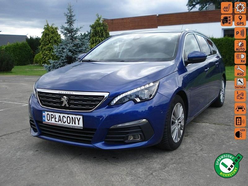 Inny (metalik, perła) Używany 2018 Peugeot 308 SW Kombi | 39 900 zł - Obraz 1/4