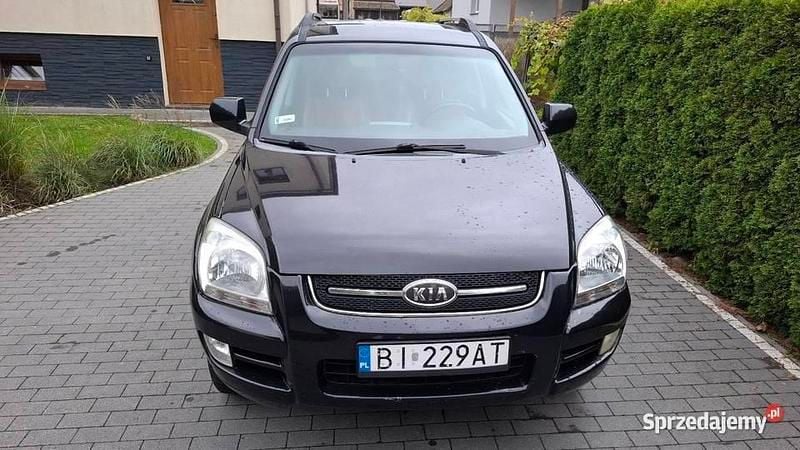 Czarny Używany 2007 Kia Sportage SUV | 15 500 zł (Uczciwa cena) - Obraz 1/4