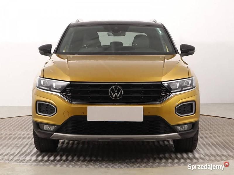 Złoty Używany 2021 VW T-Roc SUV | 103 999 zł - Obraz 1/4