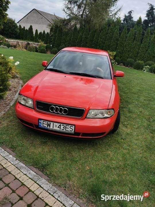 Czerwony Używany 1998 Audi A4 Sedan/Limuzyna | 4000 zł (Dość drogi) - Obraz 1/4