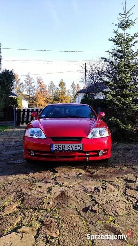 Czerwony Używany 2003 Hyundai Coupé Coupe | 9500 zł - Obraz 1/4