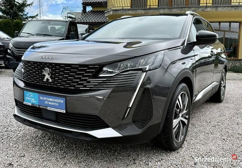 Niebieski Używany 2021 Peugeot 3008 Allure SUV | 87 900 zł (Dobra cena) - Obraz 1/4