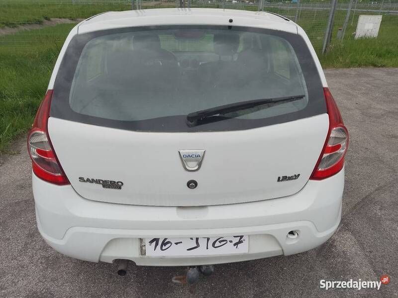 Biały Używany 2009 Dacia Sandero Hatchback | 4999 zł (Uczciwa cena) - Obraz 1/4