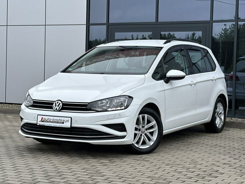 Biały Używany 2018 VW Golf Sportsvan Minivan | 67 999 zł - Obraz 1/4