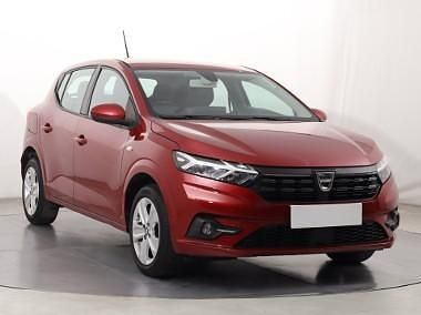 Czerwony Używany 2022 Dacia Sandero Hatchback | 49 999 zł (Uczciwa cena) - Obraz 1/4
