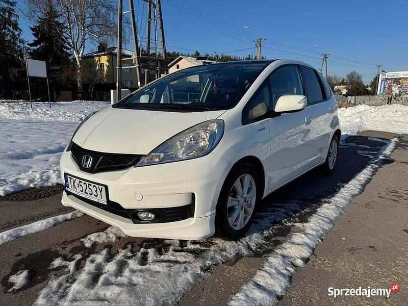 Używany Honda Jazz Hybrid 2014 Biały Hatchback