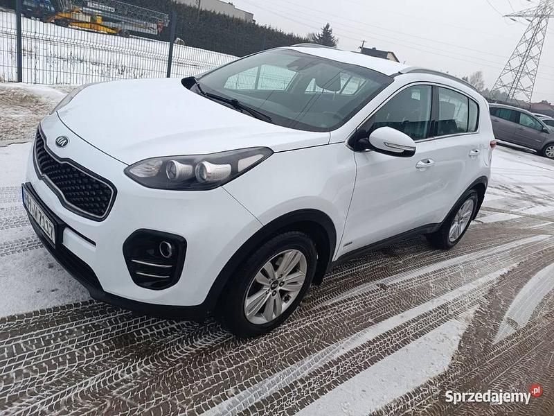 Biały Używany 2016 Kia Sportage SUV | 55 900 zł (Uczciwa cena) - Obraz 1/4