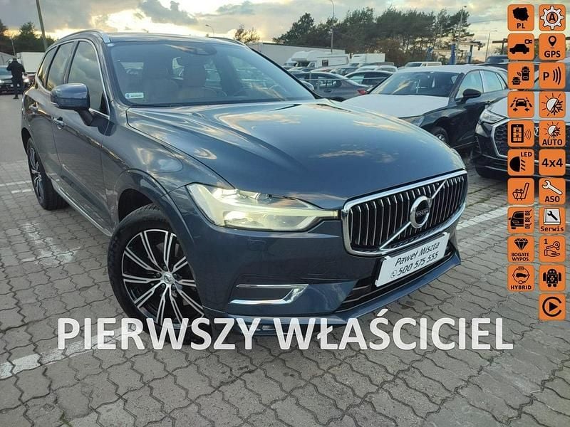 Srebrny (metalik) Używany 2019 Volvo XC60 SUV | 131 900 zł (Dość drogi) - Obraz 1/4