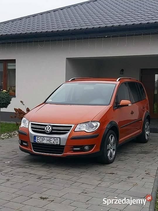 Pomarańczowy Używany 2007 VW Touran Cross Minivan | 16 500 zł - Obraz 1/4