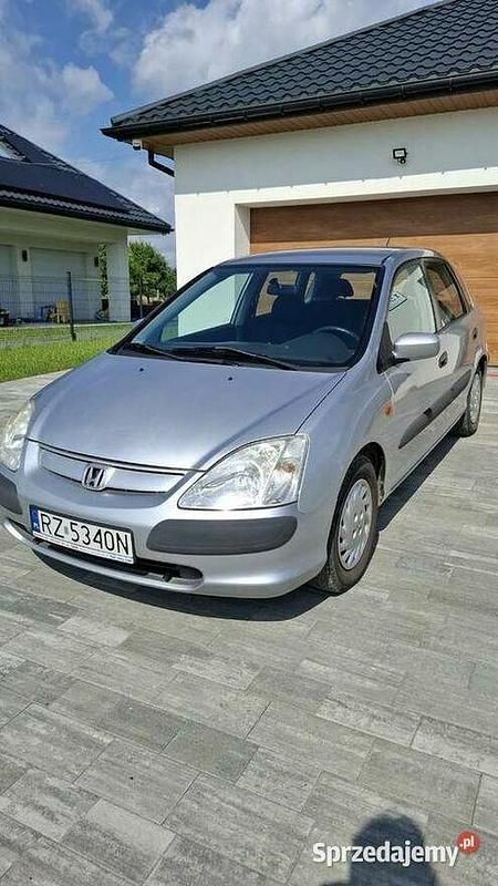 Srebrny Używany 2001 Honda Civic Hatchback | 7500 zł (Uczciwa cena) - Obraz 1/4