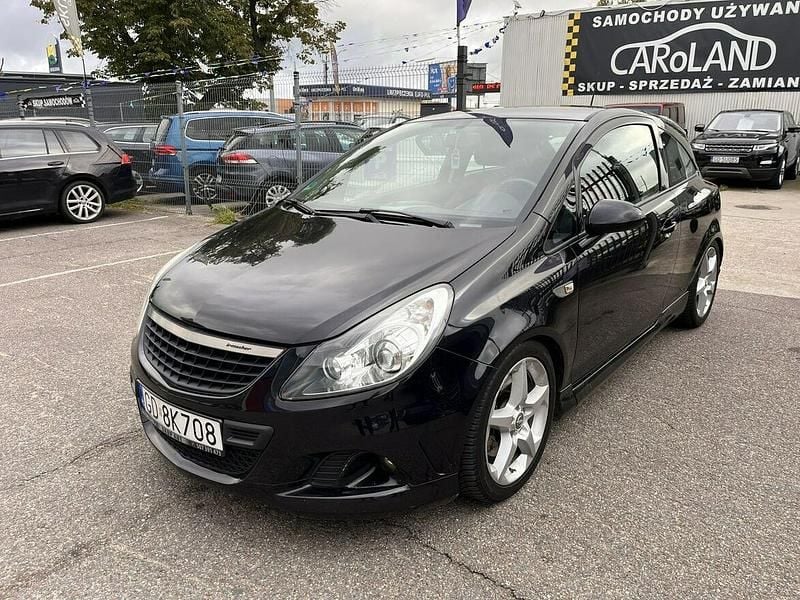 Czarny Używany 2008 Opel Corsa Hatchback | 14 999 zł - Obraz 1/4