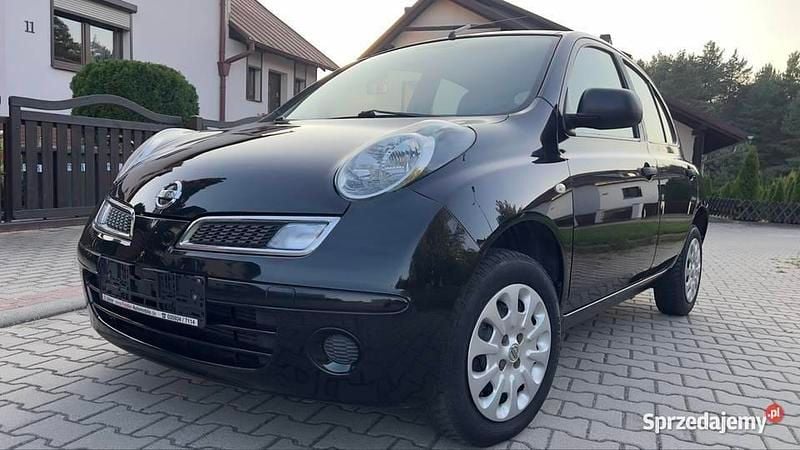 Czarny Używany 2010 Nissan Micra Hatchback | 11 300 zł (Super Cena) - Obraz 1/4