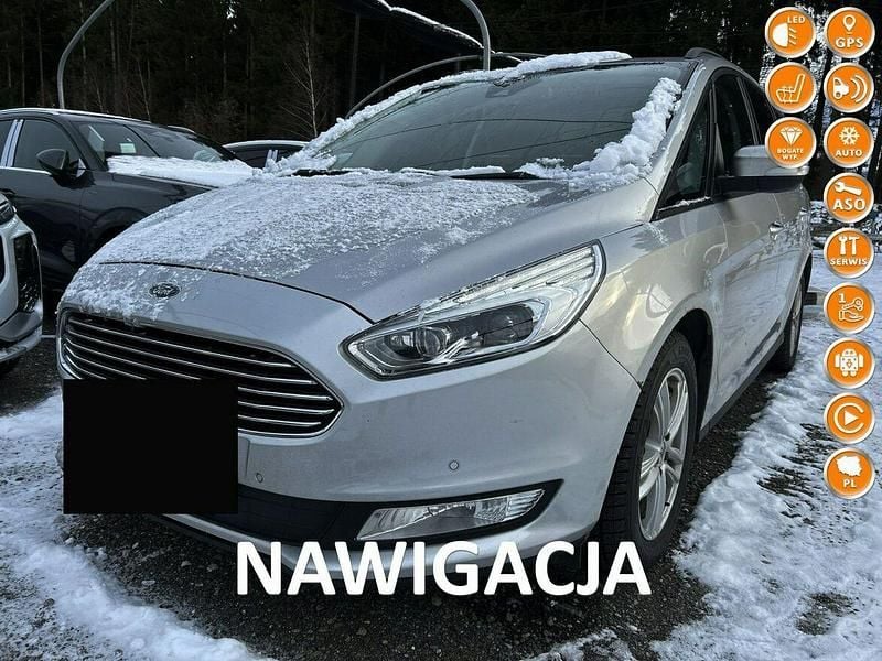 Srebrny Używany 2017 Ford Galaxy Titanium Minivan | 41 999 zł (Super Cena) - Obraz 1/4
