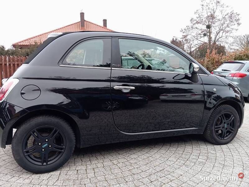 Czarny Używany 2012 Fiat 500C Kabriolet | 19 999 zł (Uczciwa cena) - Obraz 1/4