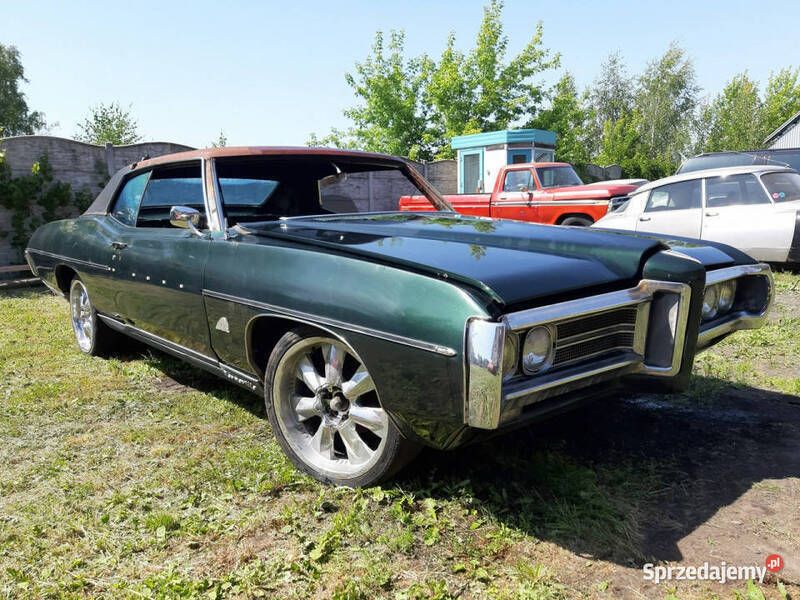 Zielony Używany 1968 Pontiac Bonneville Coupe | 16 900 zł - Obraz 1/4