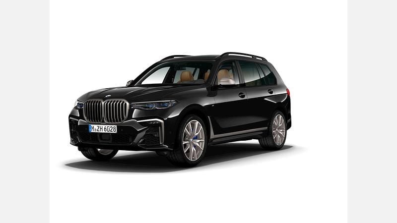 Czarny szafir metalizowany Używany 2021 BMW X7 Shadowline SUV | 269 900 zł (Uczciwa cena) - Obraz 1/3