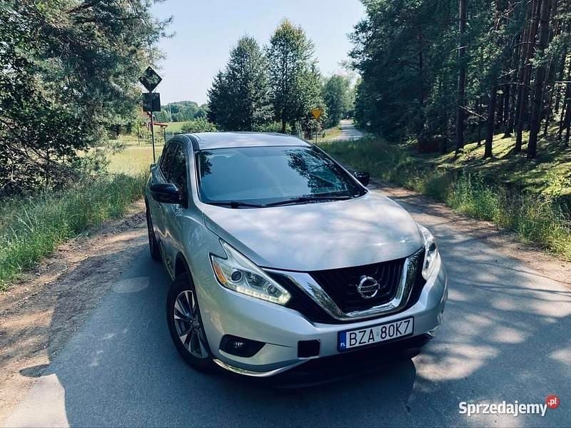 Srebrny Używany 2016 Nissan Murano SUV | 69 500 zł (Drogi) - Obraz 1/4