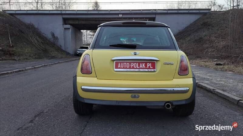 Używany Mini Cooper 2002 Żółty Hatchback