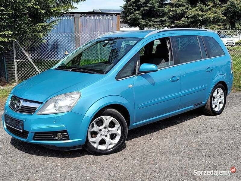 Niebieski Używany 2006 Opel Zafira Minivan | 11 900 zł (Uczciwa cena) - Obraz 1/4
