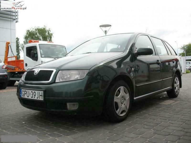 Zielony (metalik) Używany 2001 Skoda Fabia Sedan/Limuzyna | 5900 zł - Obraz 1/4