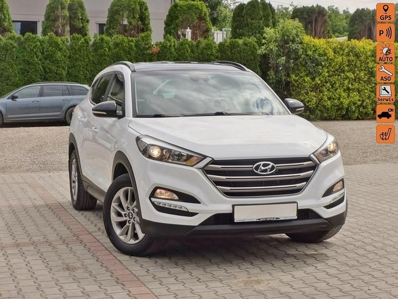 Biały Używany 2016 Hyundai Tucson SUV | 60 700 zł (Uczciwa cena) - Obraz 1/4