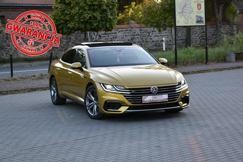 Złoty Używany 2019 VW Arteon R-line Sedan/Limuzyna | 104 800 zł - Obraz 1/4