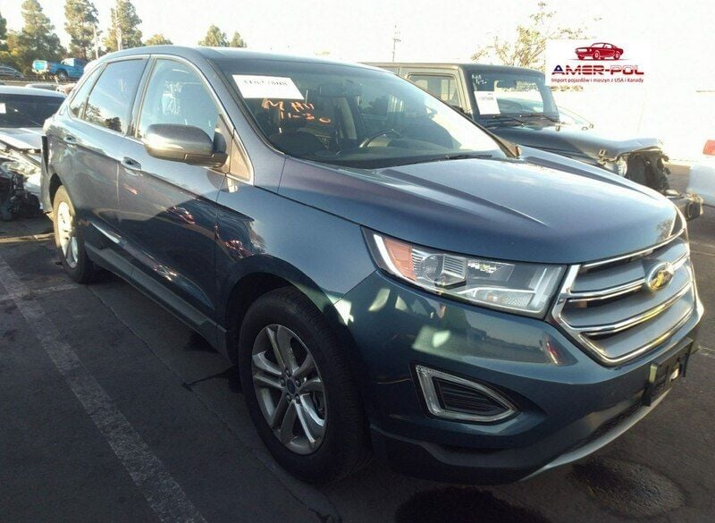Niebieski Używany 2018 Ford Edge SEL SUV | 75 000 zł - Obraz 1/4