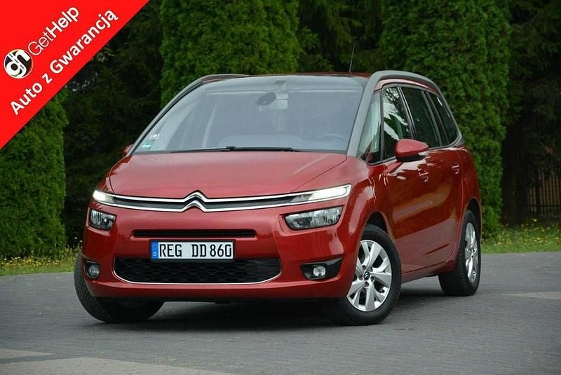 Bordowy Używany 2016 Citroën Grand C4 Picasso Minivan | 33 900 zł (Uczciwa cena) - Obraz 1/4